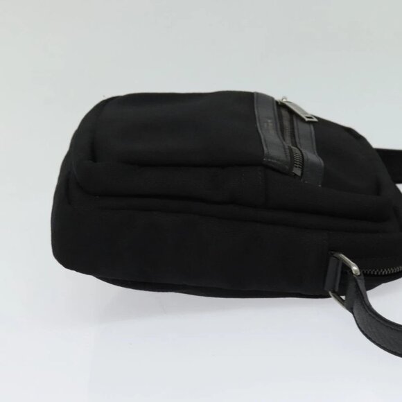 SAINT LAURENT Shoulder Bag Canvas Black Auth - Picture 5 of 15